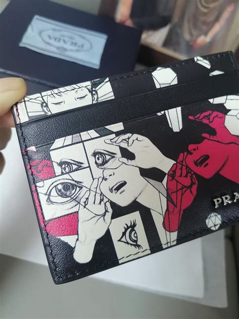prada anime cardholder